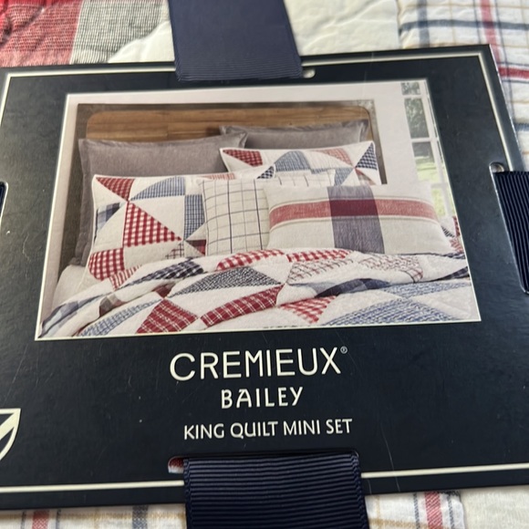 Daniel Cremieux Bedding Cremieux Bailey King Size Quilt Mini Set
